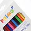 تصویر  مداد رنگی پریمو 12 رنگ  مدل jumbo