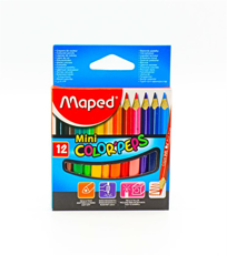 تصویر  مداد رنگی مپد 12 رنگ مدل  color peps mini