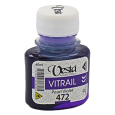 تصویر  رنگ ویترای وستا مدل pearl violet.472