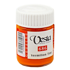 تصویر  گواش وستا مدل 686 Vermilion Tint