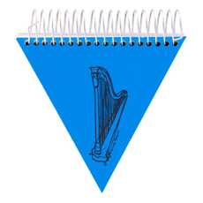 تصویر  دفتر یادداشت سرو مدل مثلثی
