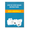 تصویر  آموزش گام به گام کاریکاتور و طراحی : جانوران دریایی